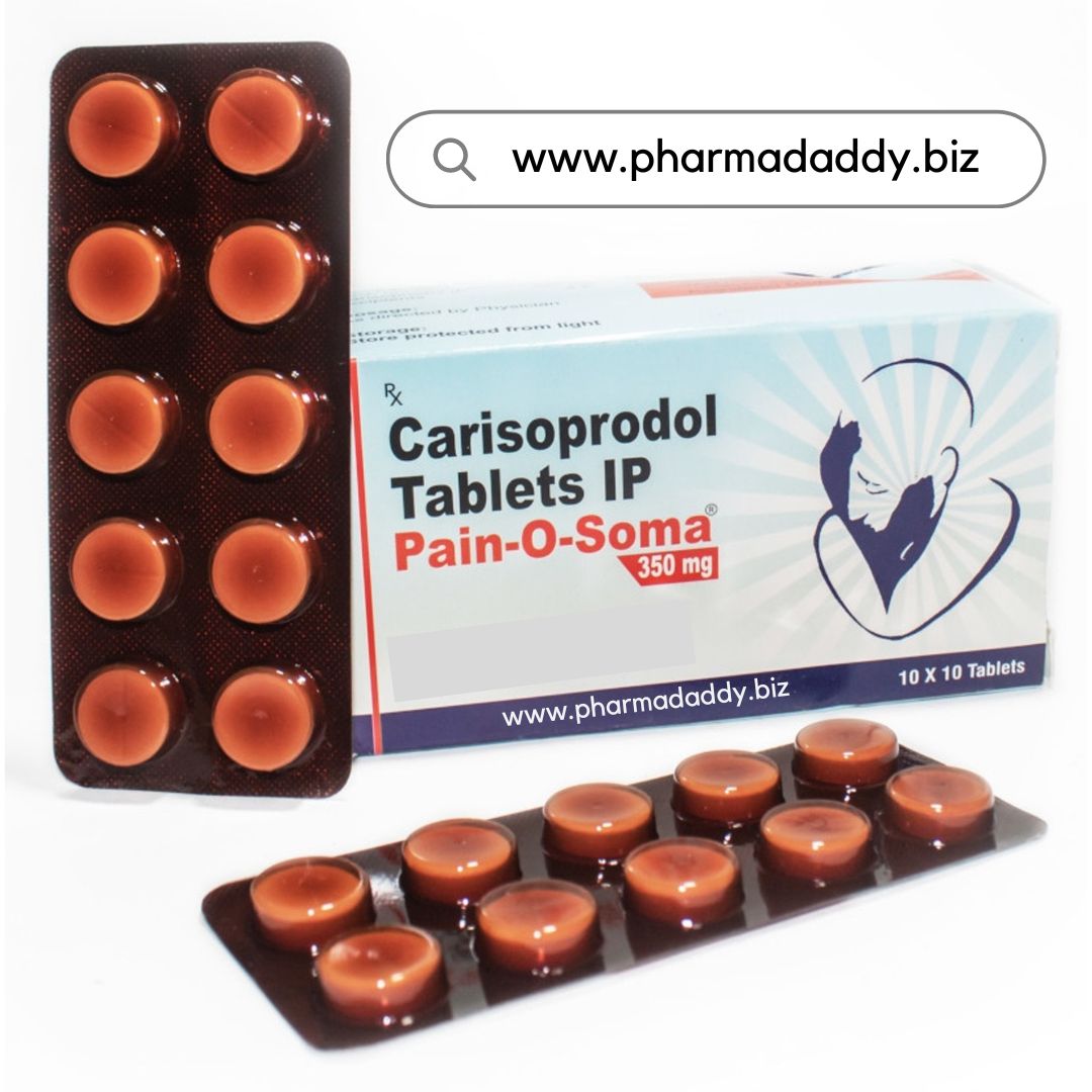 Buy Pain O Soma Online | Carisoprodol | PharmaDaddy