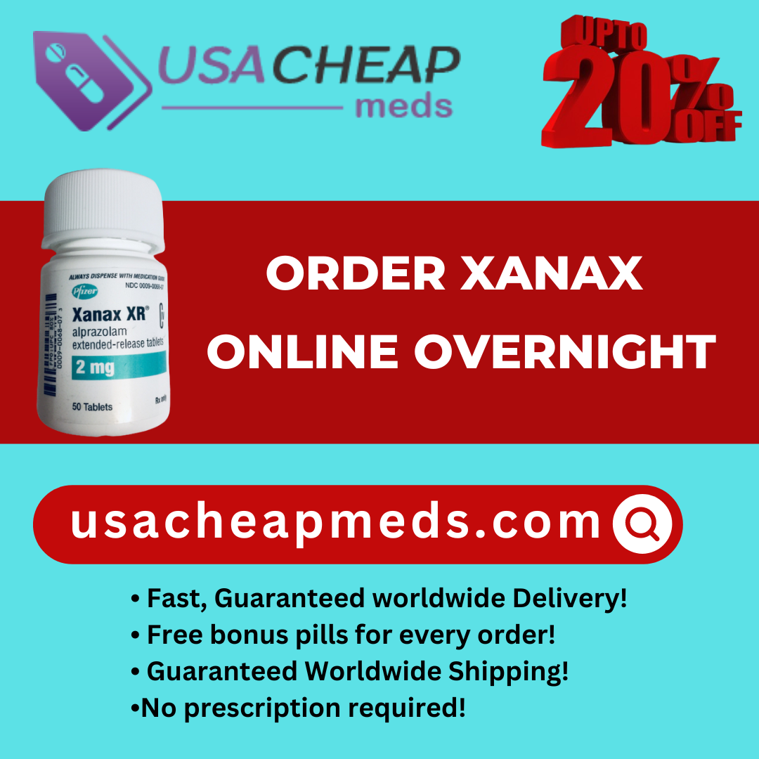 Order Xanax for the treatment of anxiety disorder without prescription overnight delivery via FedEx at a discounted price, and get up to 20% off at USA Cheap Meds.